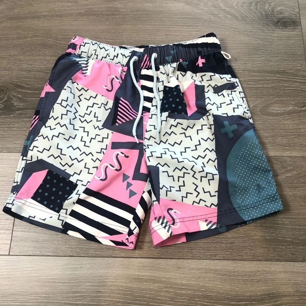 An Original Penguin By Munsingwear Swim Trunks 90s Themed Mens Size Small